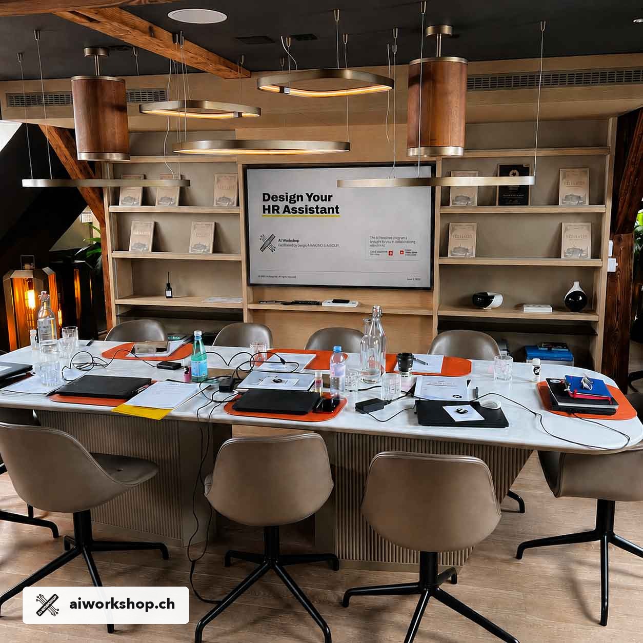 Corporate AI workshop for a Swiss business team